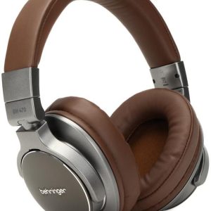 Behringer BH 470 Studio Monitoring Headphones, Noise Isolating, Brown