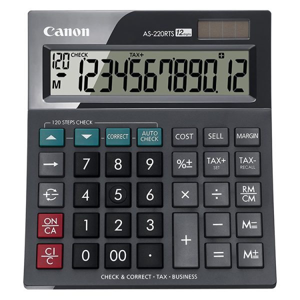 Canon CALCULATOR AS-220RTS 12 DIGITS