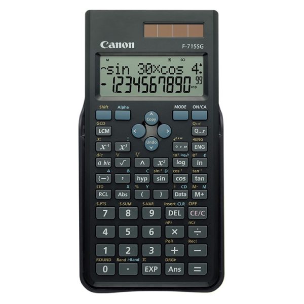 Canon CALCULATOR F-715SG BLACK SCIENTIFICA 12 DIGITS