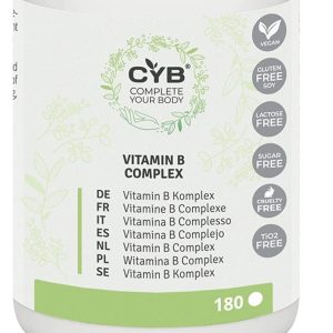CYB Complete Your Body Vitamin B Complex & Biotin, X 180