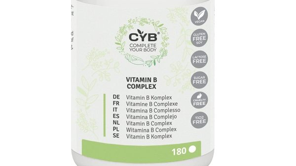 CYB Complete Your Body Vitamin B Complex & Biotin, X 180