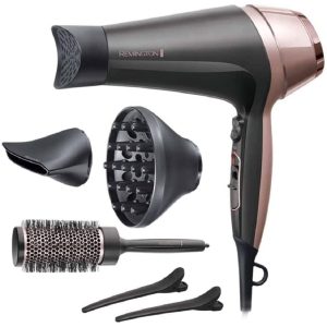 Remington MZ-D5707 Hair Dryer, Professional with Ions, 3 Temperatures 2 Speeds