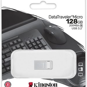 128GB Kingston DataTraveler Micro USB Metal Pendrive