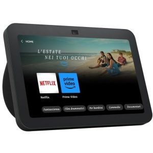 Echo Show 8 (Newest gen) | HD Smart Touchscreen With Spatial Audio And Alexa | Charcoal