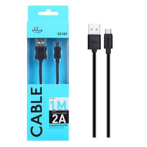 1m EllieTech Micro USB Cable Black 2A High-Speed Android Charger Cable Compatible with Samsung Galaxy S7/S6/S5 J5/J3, Sony, LG, Kindle, Xbox, PS4 Space Grey