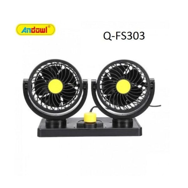 Andowl Car Dual Fan DC24V