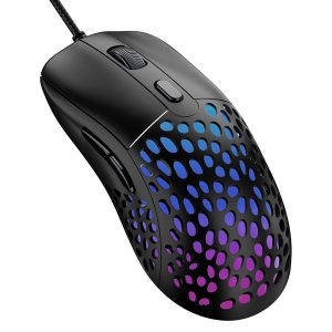 Blade Hawks RGB Wired USB Mouse 60g Ultra-Lightweight Honeycomb 6400Dpi 6 Switch