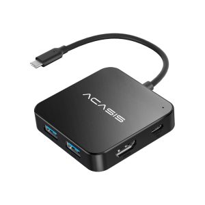 Multi-Port USB-C Hub with 4K HDMI, 100W Power Delivery 3 USB 3.0 Ports 1 Type-C