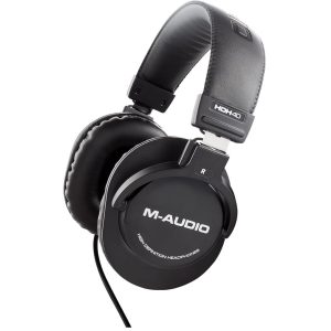 M-Audio Over-Ear Studio Headphones, Flexible Headband, 2.7 m Cable