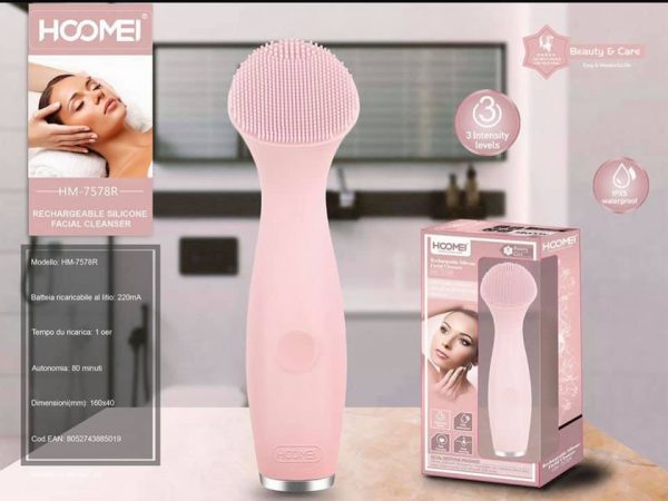 Hoomei Silicone face cleaner with rechargeable battery