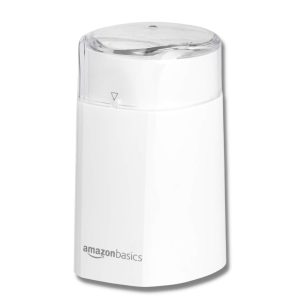 Amazon Basics Electric Coffee Grinder White