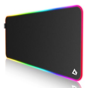 EASEMO Gaming Mouse Pad, RGB Mouse Pad, XXL Large (900 x 400 x 4 mm)