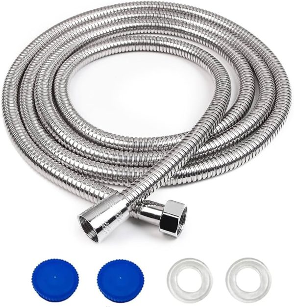 1.5m Long Shower Hose Chrome Stainless Steel