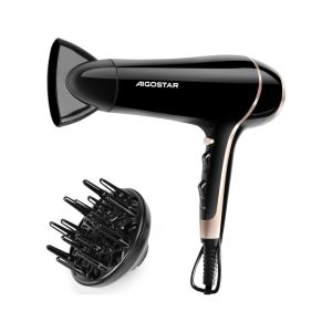 Aigostar Lora Hair Dryer 2400 W Hair Dryer Ion 3 Temperature Levels