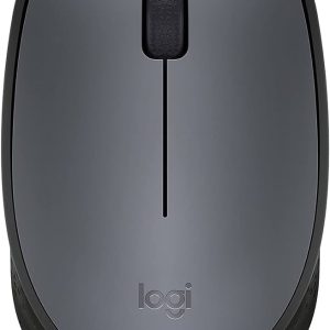 Logitech M170 Wireless Mouse 2.4 GHz Connection Nano USB Receiver 3 Buttons, Grey