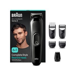 Braun BEARD TRIMMER Men's Hair Trimmer, Electric Beard & Hair Shaver