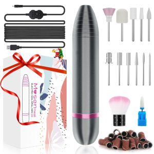 Moseen Heal Electric Nail Cutter Compact Electric Adjustable File Manicure