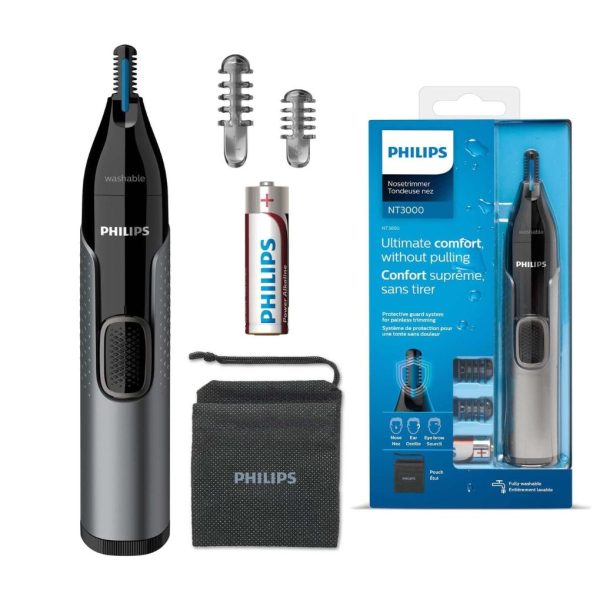 Philips Series 3000 Battery-Operated Nose, Ear & Eyebrow
