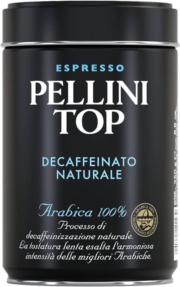 Pellini Top 100% Arabica Naturally Decaffeinated Coffee