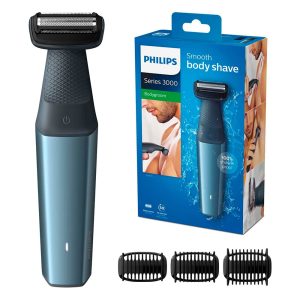 Philips Bodygroom 3000 Series Skin-Friendly Body Razor Includes 3 Attachments