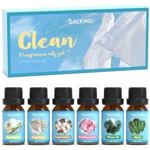 Clean Essential Oils Set for Diffusers, 10ml x 6