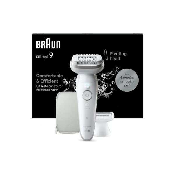 Braun Silk-épil 9 Women's Electric Epilator with Flexible Head