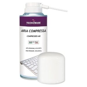 Tecnoware Easy Service Pressurised Air Spray 400 ml with Long Cannula for Cleaning Calculators