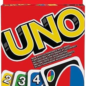Mattel Games UNO Classic, Card Game for Children 7+ Years
