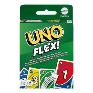 Mattel Games UNO Flex, card game for the whole family, 2 to 8 players
