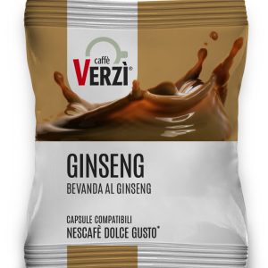 Verzi 30 Capsules Compatible with Nescafé® Dolce Gusto® Machine, Ginseng Drink