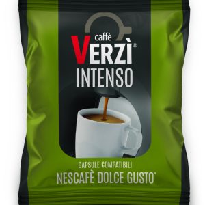 Verzi 50 Capsules Compatible with Nescafé® Dolce Gusto® Machine, Aroma Intenso Coffee