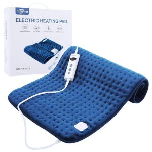 DISUPPO Electric Heating Pad 45x85cm, with 10 Temperature Levels, 90 Min Auto Off, for Lumbar, Cervical, Shoulders, Abdomen, Legs, Washable