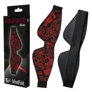 BLAZE Deluxe Blindfold Mask Black/Red