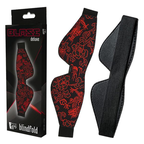 BLAZE Deluxe Blindfold Mask Black/Red
