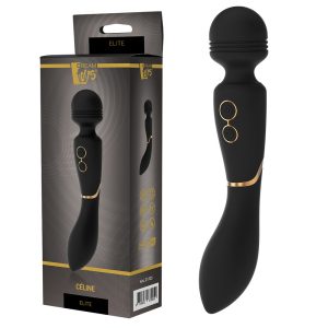 Elite Celine Double Wand Vibrator Black