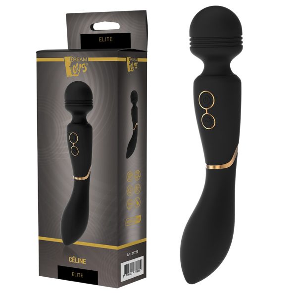 Elite Celine Double Wand Vibrator Black