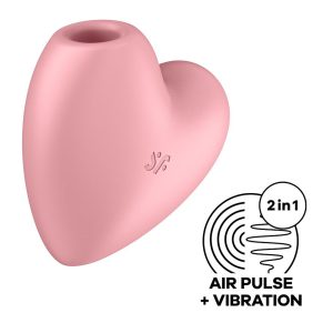 Satisfyer Cutie Heart Light Rose Clitoral Stimulator