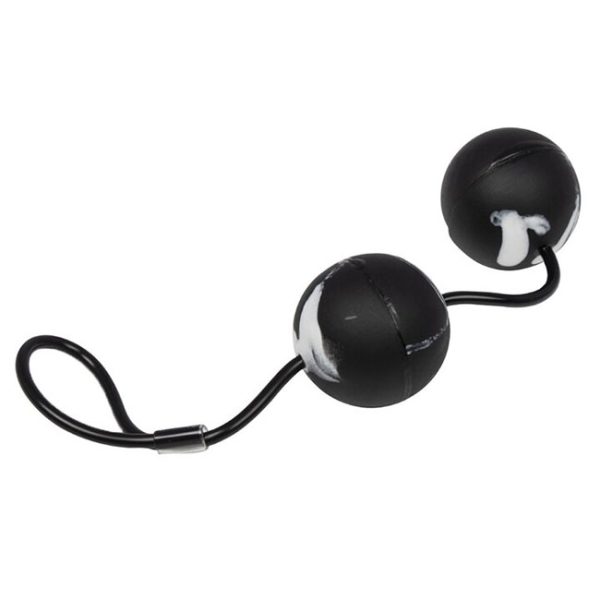 Marbled Duo Jiggle Balls Black