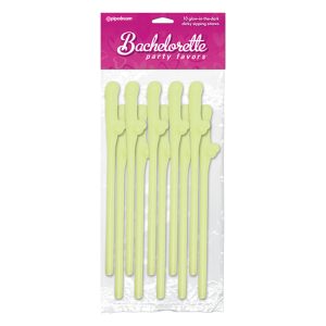 10 Glow Pecker Straws