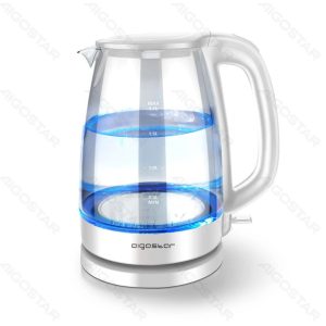 Aigostar electric kettle 1,7 L 2200W
transparent white
