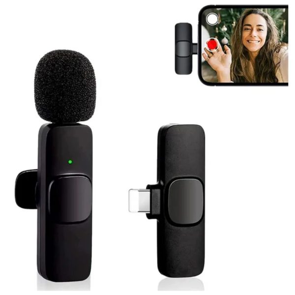 Unico Wireless lavalier live broadcast microphone Lighting interface 2 Pcs