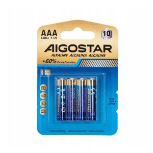 Aigostar Alkaline battery LR03 4B 1.5V 4pcs