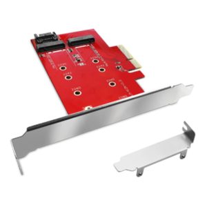 Atlantis M.2 NVME/SATA SSD PCI-Express adapter