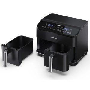 Sharp 8L Air fryer with double drawer and with touch control function