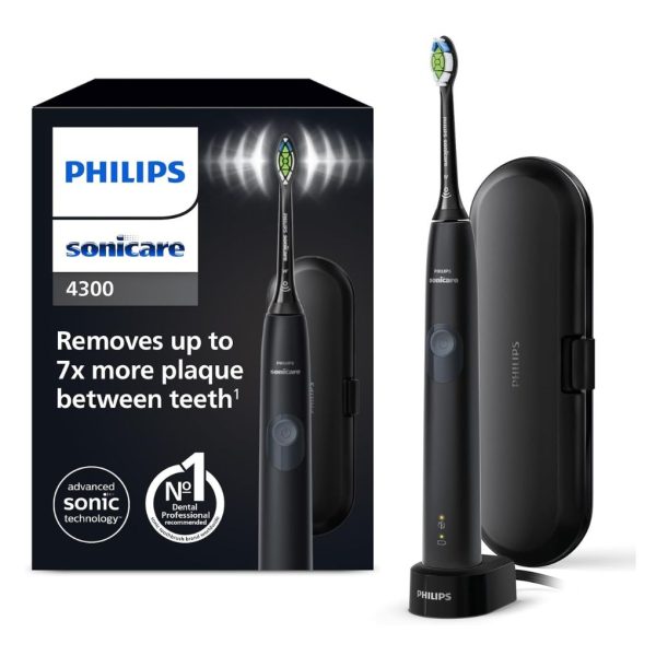 Philips Sonicare ProtectiveClean 4300, Sonic Electric Toothbrush, White