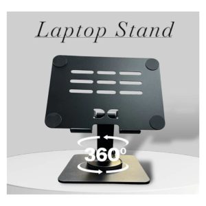 Aluminum Alloy Tablet Stand, 360° Rotatable and Foldable