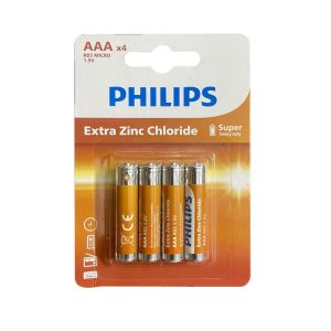 Philips AAA Batteries - Pack of 4