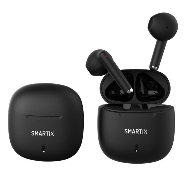 Atlantis Smartix TWS SM60-FI9-W BT v5.3 HEARPHONE with Charging Function 300mA Black