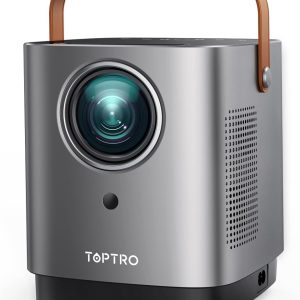 TOPTRO LED Projector Full HD 1080P, 5GWiFi Bluetooth, Touchscreen Button/Dustproof