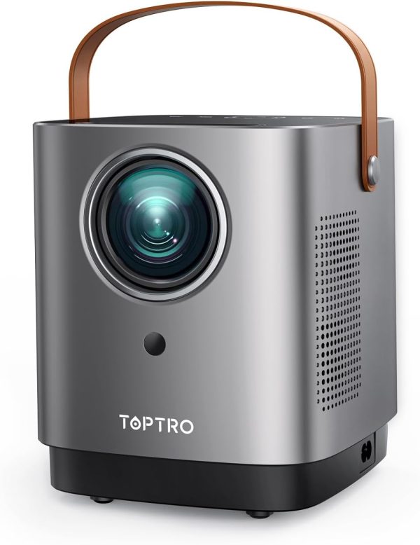 TOPTRO LED Projector Full HD 1080P, 5GWiFi Bluetooth, Touchscreen Button/Dustproof